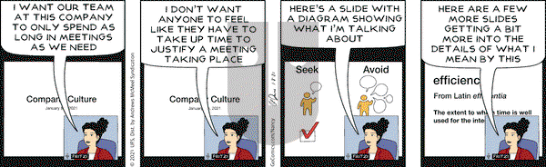 Nancy on Friday January 8, 2021 Comic Strip