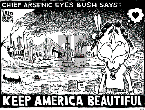 Lalo Alcaraz on Wednesday April 25, 2001 Comic Strip