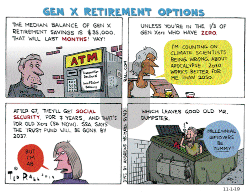 Ted Rall on Friday November 1, 2019 Comic Strip