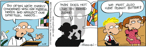 Soup to Nutz - Old on Saturday April 30, 2011 Comic Strip