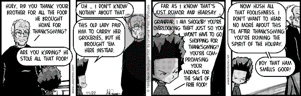 The Boondocks on Monday June 25, 2007 Comic Strip