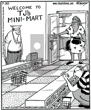 Close to Home - Friday July 30, 1999 Comic Strip