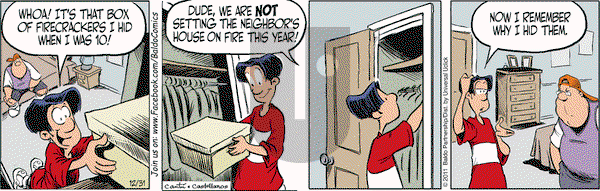 Baldo - Saturday December 31, 2011 Comic Strip