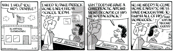 Drabble on Friday January 14, 2005 Comic Strip