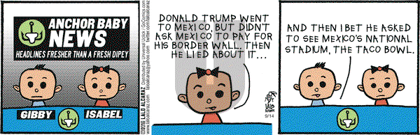 La Cucaracha on Wednesday September 14, 2016 Comic Strip
