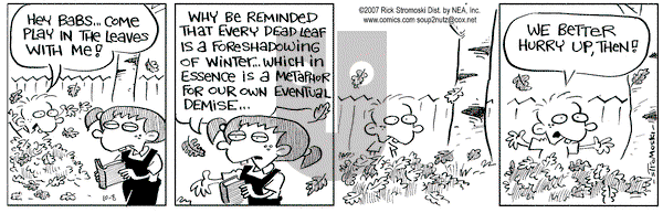 Soup to Nutz - Old on Saturday November 17, 2007 Comic Strip