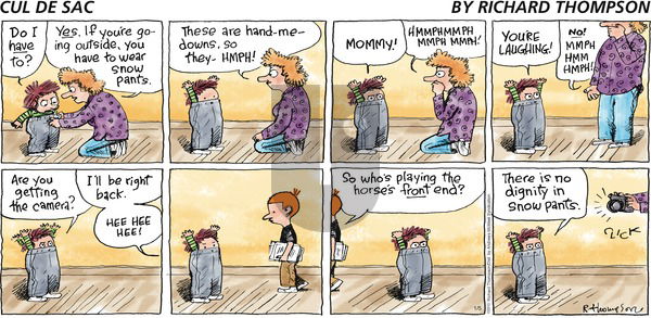 Cul de Sac on Sunday January 5, 2020 Comic Strip