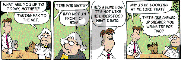 Lola on Tuesday October 17, 2017 Comic Strip