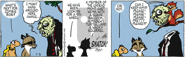 Over the Hedge on Saturday July 3, 2010 Comic Strip