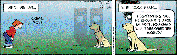 Red and Rover on Thursday October 15, 2015 Comic Strip