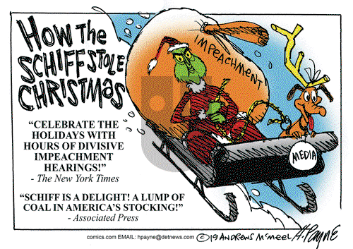 Henry Payne on Thursday December 5, 2019 Comic Strip