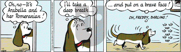 Fred Basset on Saturday January 5, 2019 Comic Strip