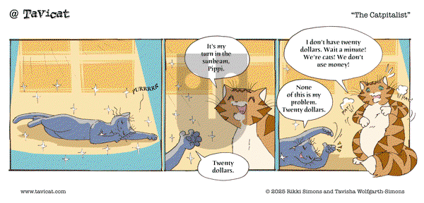 @Tavicat on Thursday March 27, 2025 Comic Strip