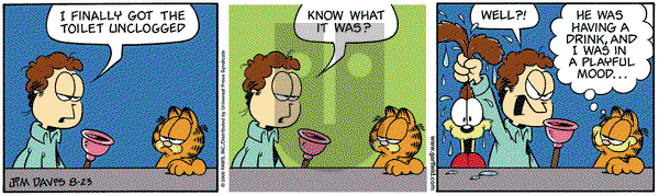 Garfield on Wednesday August 23, 2000 Comic Strip