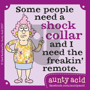 Aunty Acid on Saturday January 6, 2018 Comic Strip