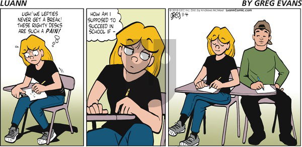 Luann on Sunday November 4, 2018 Comic Strip