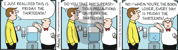 The Born Loser on Friday June 13, 2014 Comic Strip