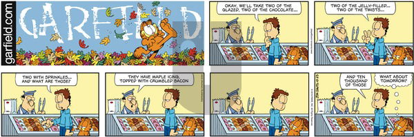 Garfield on Sunday October 23, 2016 Comic Strip