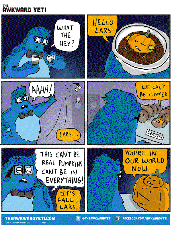 The Awkward Yeti on Wednesday October 1, 2014 Comic Strip