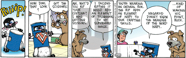 Get Fuzzy on Monday August 5, 2013 Comic Strip