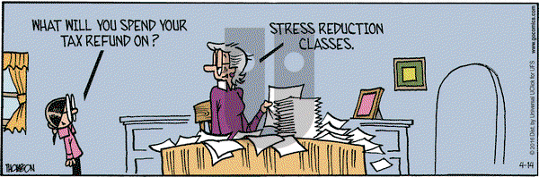Grand Avenue on Thursday April 14, 2016 Comic Strip