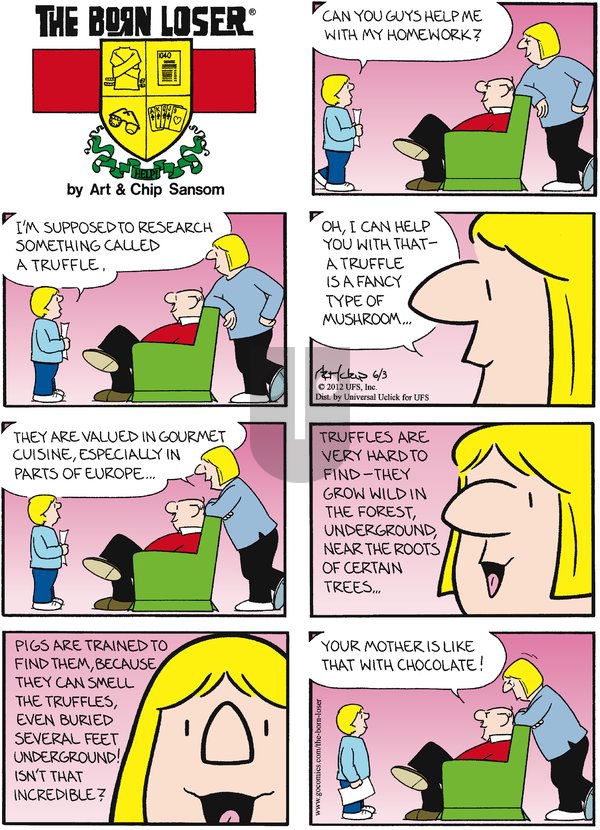 The Born Loser on Sunday June 3, 2012 Comic Strip