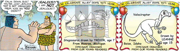 Alley Oop on Tuesday January 6, 2009 Comic Strip