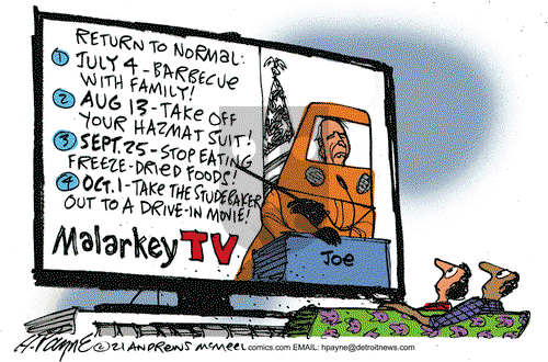 Henry Payne on Friday March 12, 2021 Comic Strip