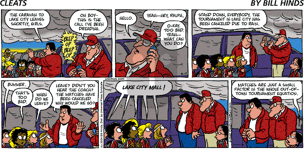 Cleats - Sunday April 11, 2004 Comic Strip