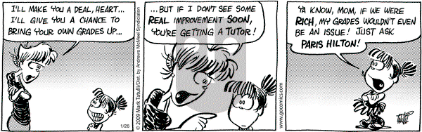 Heart of the City on Friday January 26, 2018 Comic Strip
