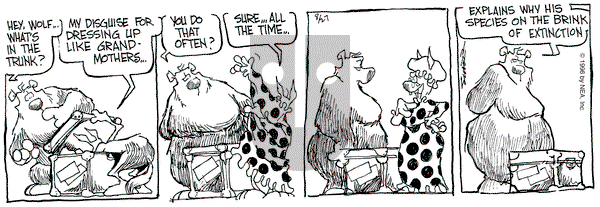 The Grizzwells on Tuesday August 27, 1996 Comic Strip