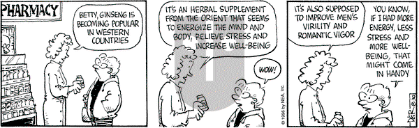Betty on Friday August 30, 1996 Comic Strip