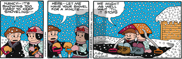 Nancy on Saturday February 23, 2013 Comic Strip