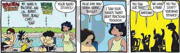 The Buckets on Friday July 25, 2014 Comic Strip