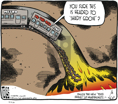 Tom Toles on Friday December 2, 2016 Comic Strip