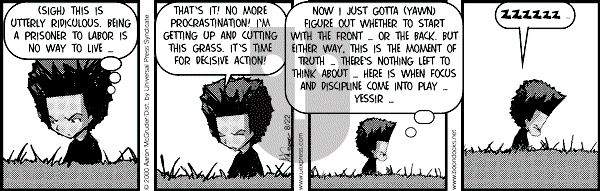The Boondocks on Tuesday March 25, 2008 Comic Strip