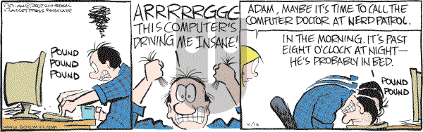 Adam@Home on Monday April 16, 2007 Comic Strip