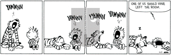 Calvin and Hobbes on Wednesday May 21, 2025 Comic Strip