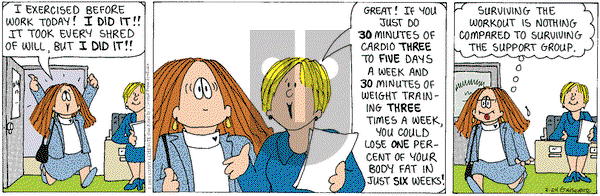 Cathy Classics - Wednesday February 24, 1999 Comic Strip