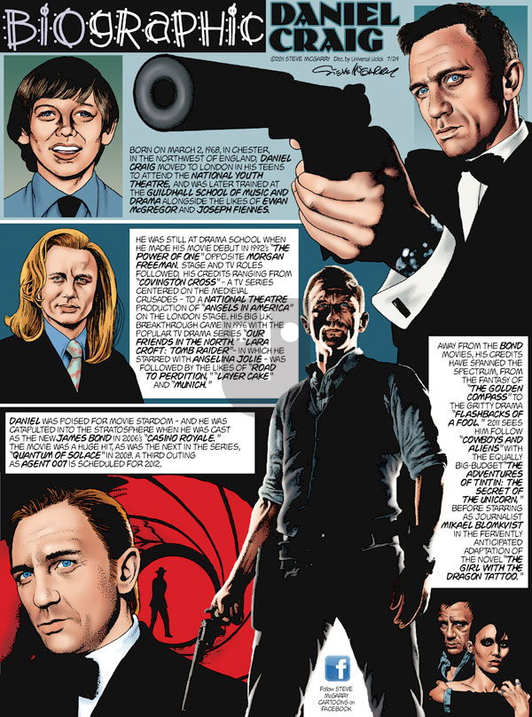 Biographic on Sunday July 24, 2011 Comic Strip