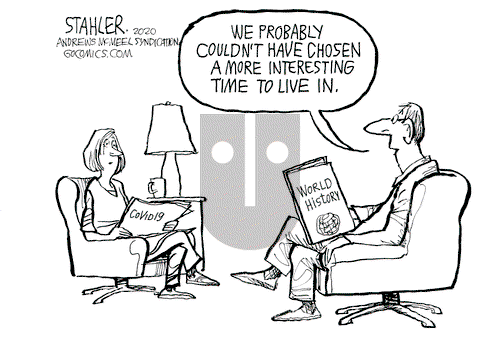 Jeff Stahler on Monday May 4, 2020 Comic Strip