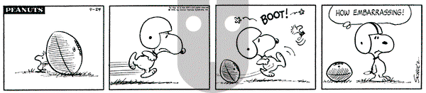 Peanuts on Thursday September 24, 1970 Comic Strip