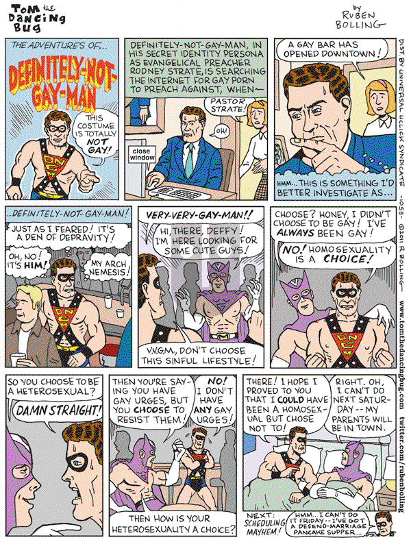 Tom the Dancing Bug on Friday October 14, 2011 Comic Strip