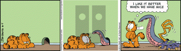 Garfield on Saturday June 7, 2014 Comic Strip