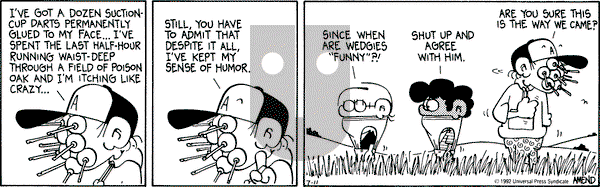 FoxTrot on Saturday July 11, 1992 Comic Strip