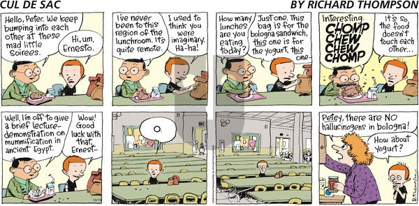 Cul de Sac on Sunday October 19, 2008 Comic Strip