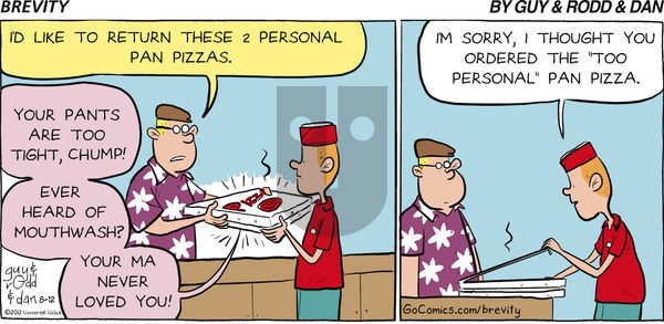 Brevity on Sunday August 12, 2012 Comic Strip