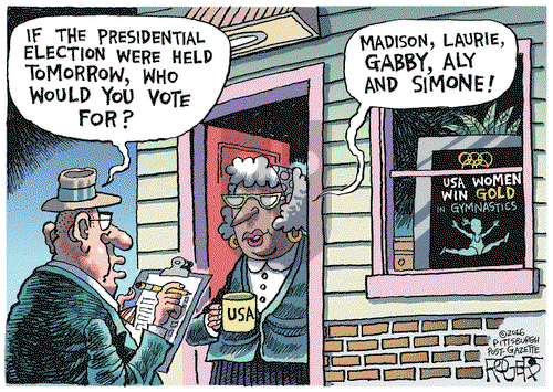 Rob Rogers on Friday August 12, 2016 Comic Strip