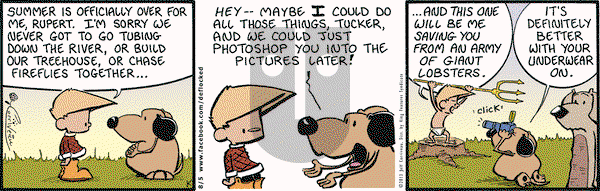 DeFlocked on Monday August 5, 2013 Comic Strip