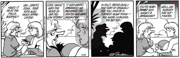 Doonesbury on Saturday November 12, 1994 Comic Strip